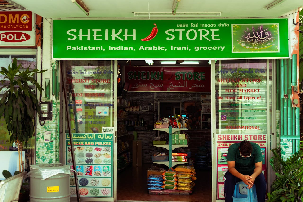 An Arabian small store in Pattaya,Thailand